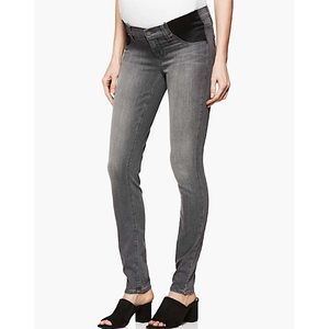 Paige Maternity Denim Verdugo Ultra Skinny Gray Jeans 33